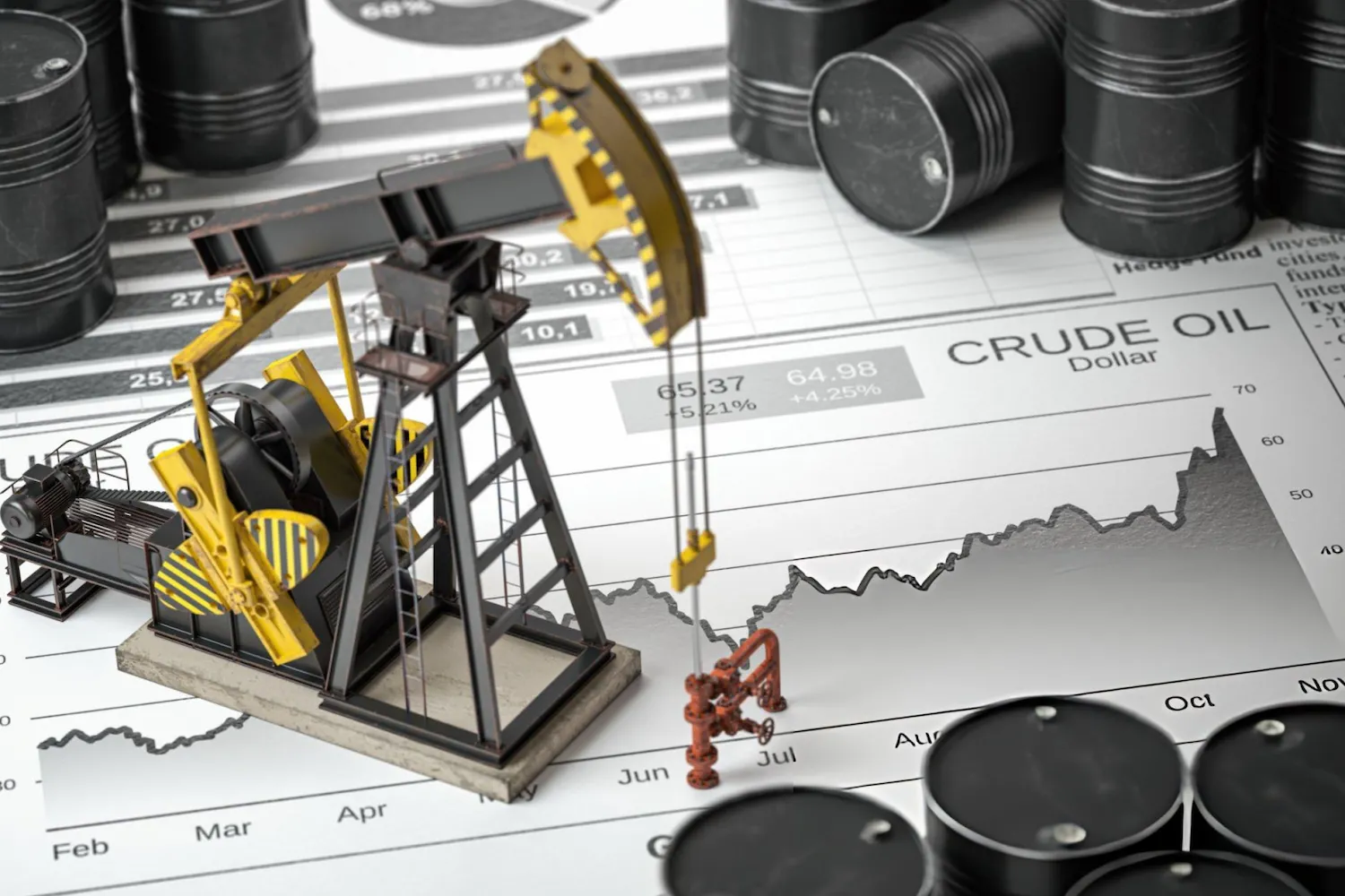 Oil refining and refined-product storage